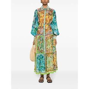 ZIMMERMAN STYLE dreamer midi dress in green